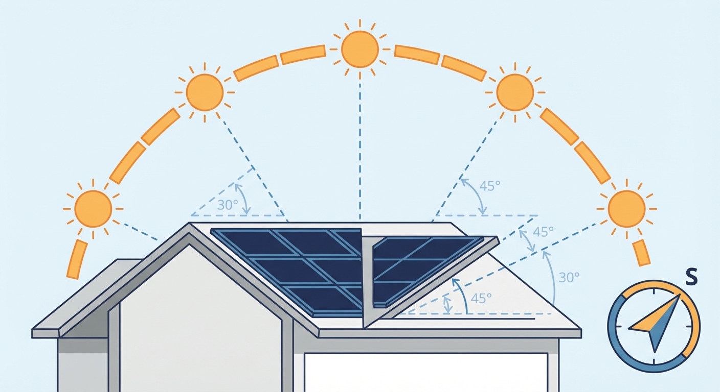 Solar monitoring system dashboard showing real-time solar efficiency and performance metrics