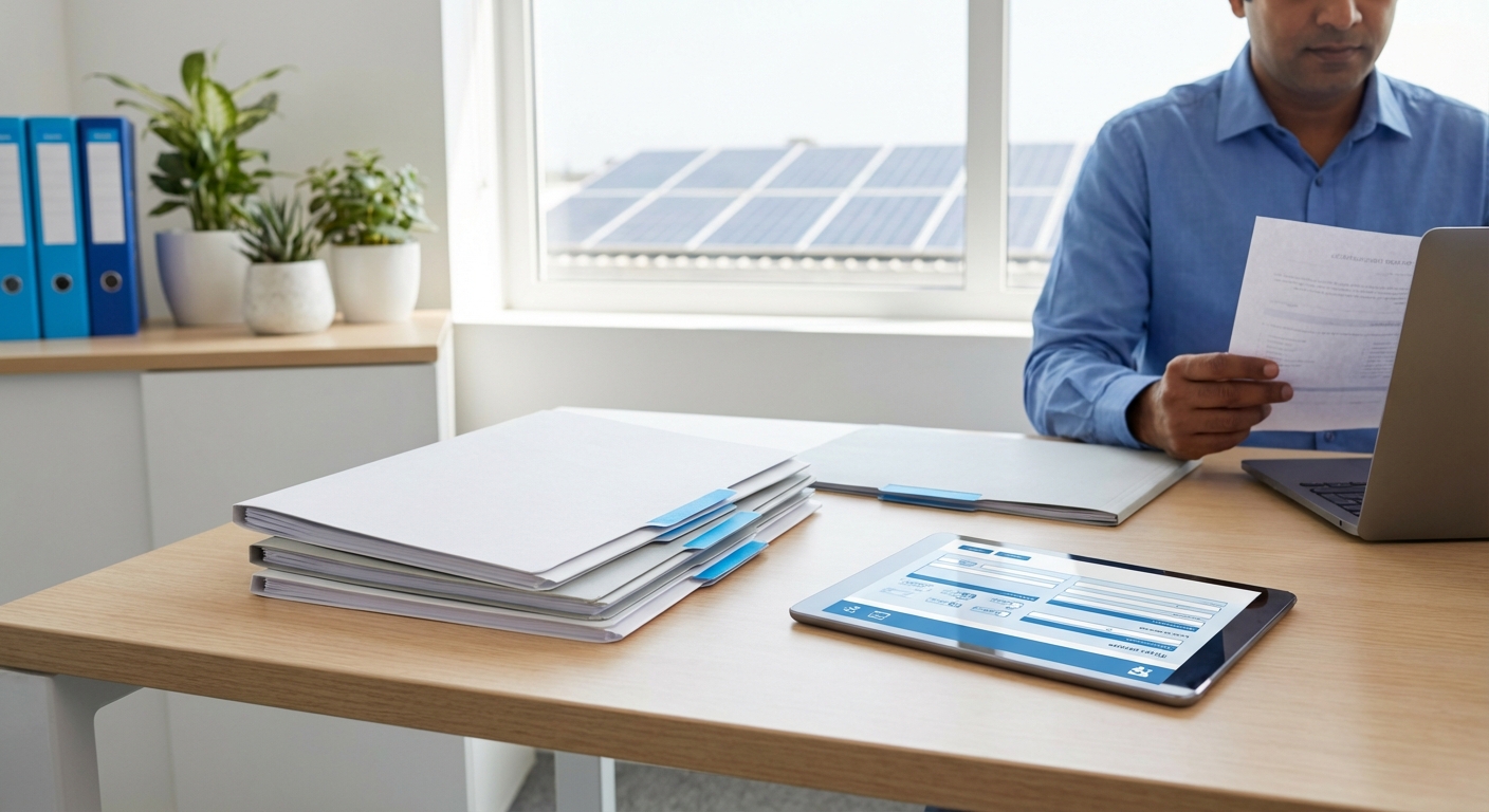 solar warranty claim documentation and process for Gujarat installations