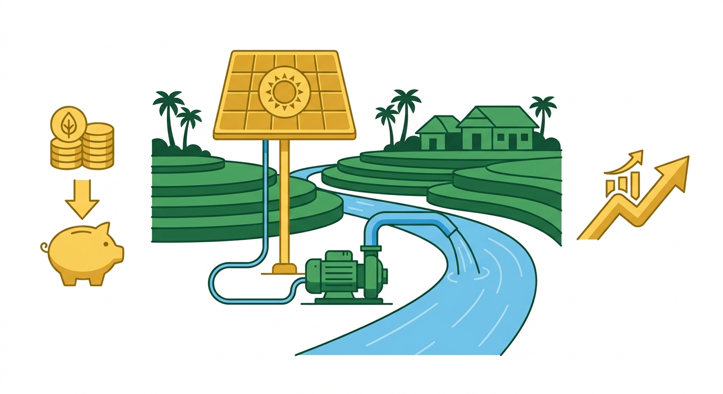 solar panel cost and ROI calculation for solar Junagadh agricultural pump system