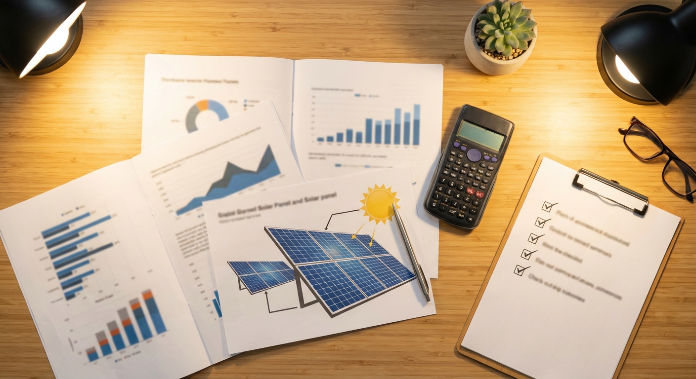 Comparing multiple solar contractor proposals and evaluating costs for installation project