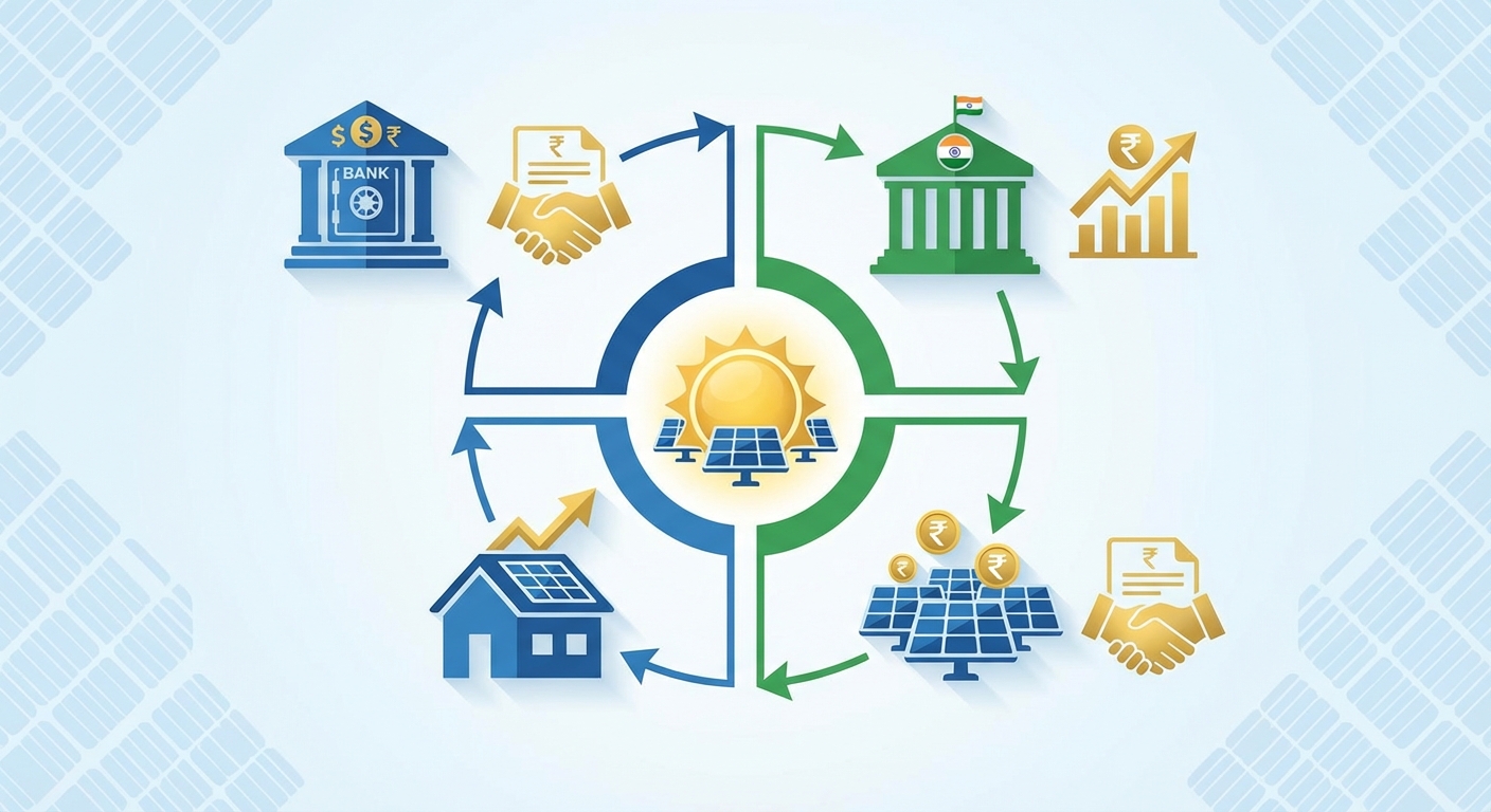 Solar financing options including bank loans, subsidies, and payment structures for solar budget planning