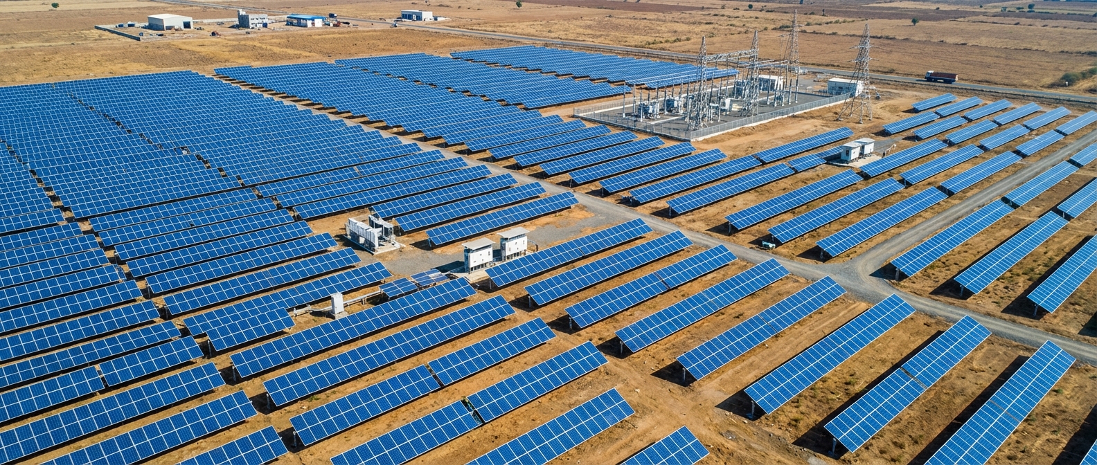 large-scale ground-mounted solar partner installation in Gujarat
