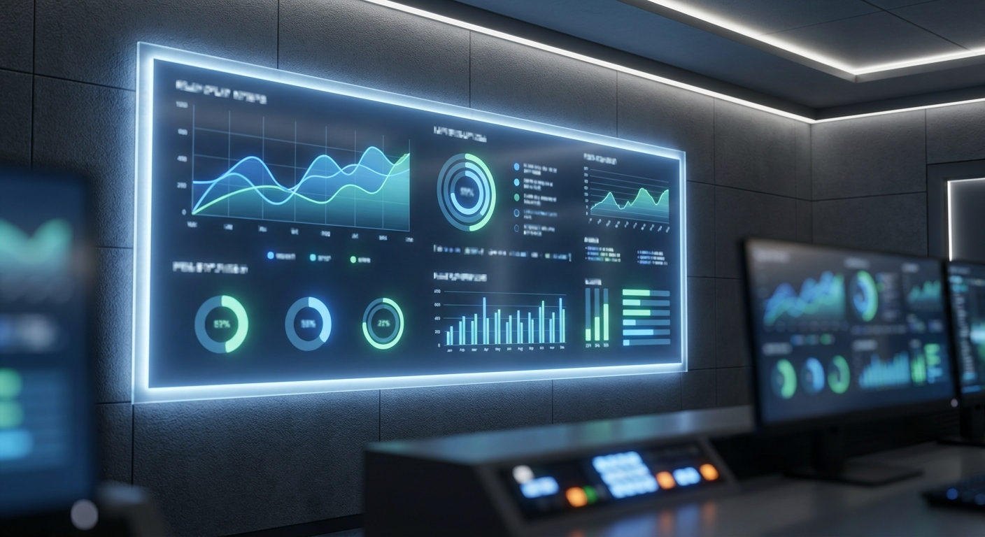 solar capacity monitoring dashboard showing energy output and consumption data