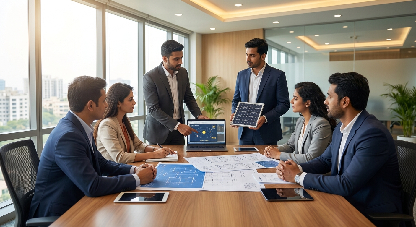 Professional consultation for choosing the right solar EPC partner in Gujarat