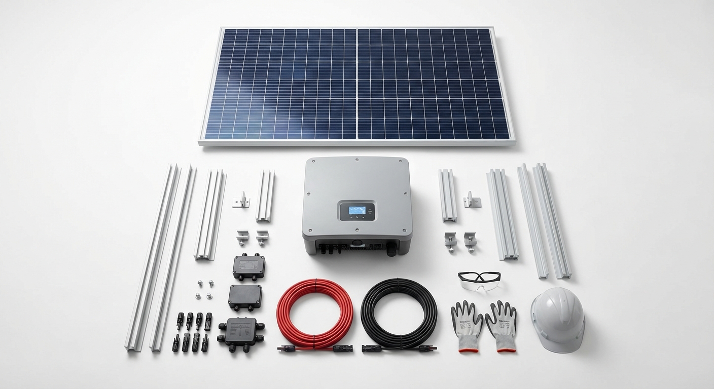 completed solar EPC services project showing large-scale solar park in Gujarat