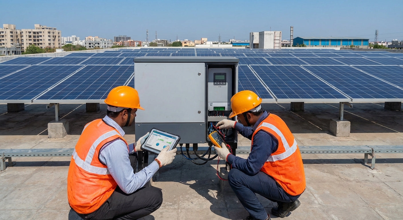 EPC professionals minimizing inverter downtime through quality installation and monitoring