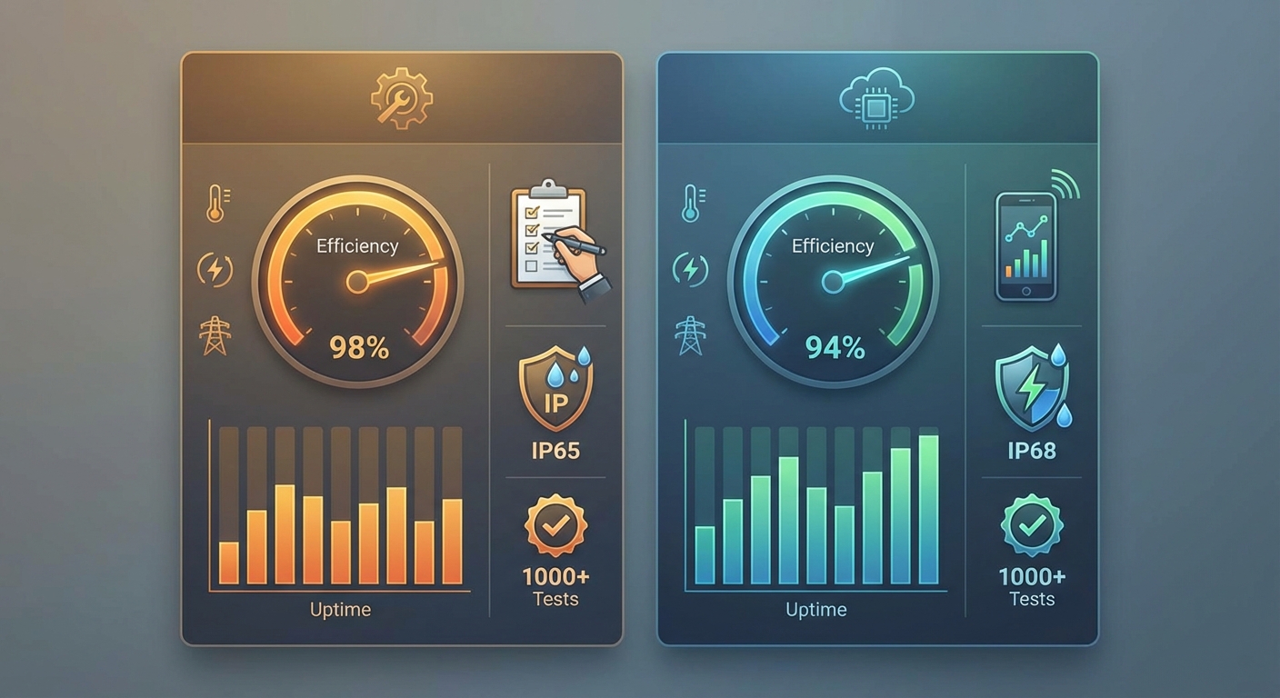 ROI comparison and total cost of ownership analysis for inverter technology options