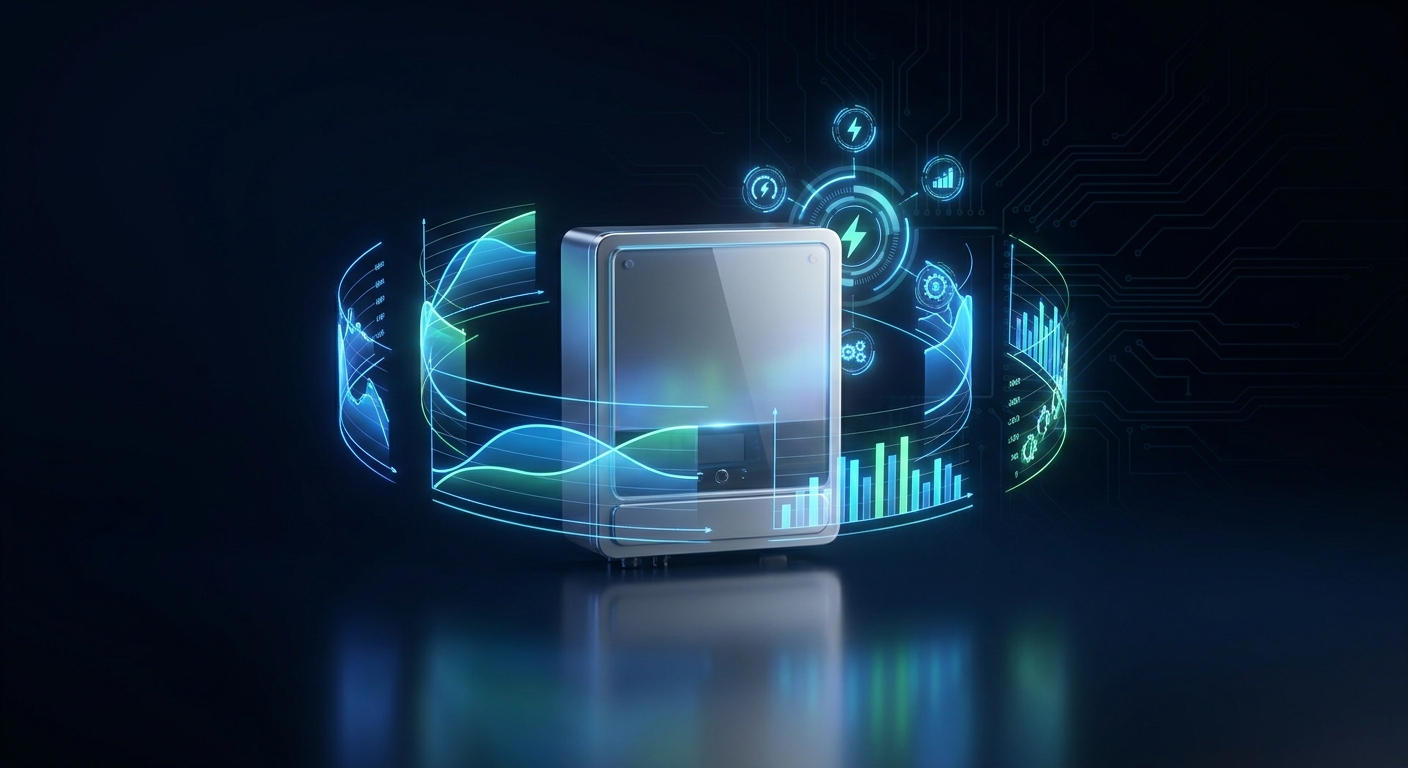 Solar inverter capacity performance metrics efficiency curves and monitoring data visualization