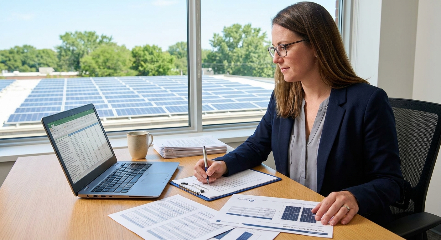 EPC professional reviewing solar inverter reliability checklist and evaluation criteria for procurement