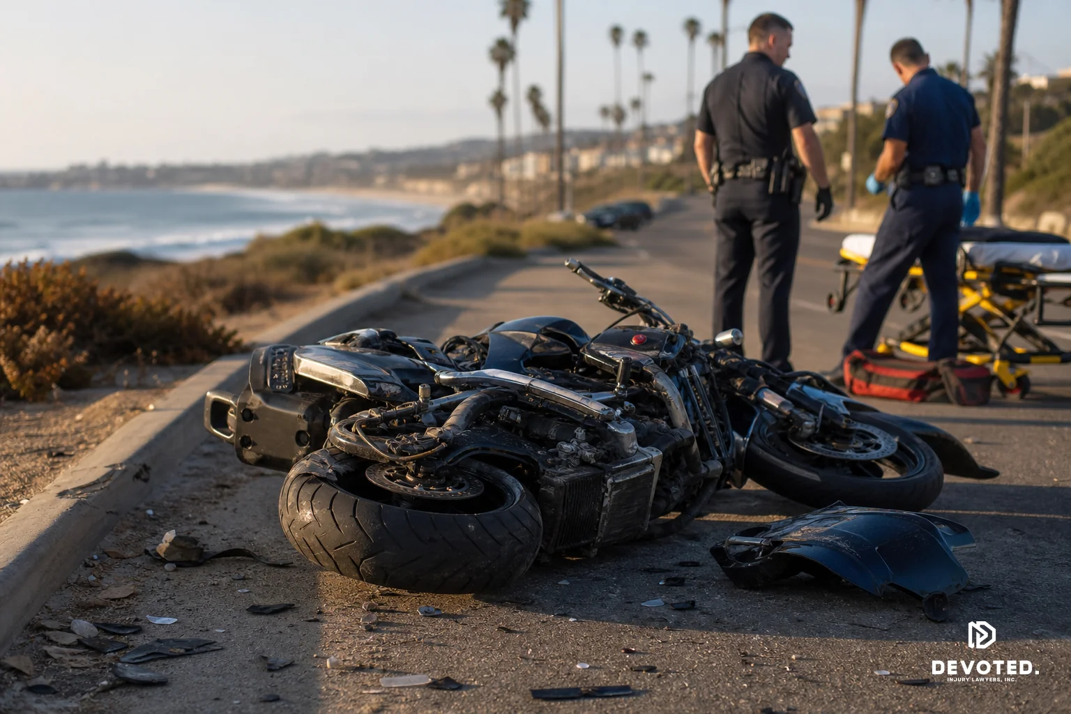 Cover photo for the article "Motorcycle Accident Lawyer vs General Lawyer in Oceanside"