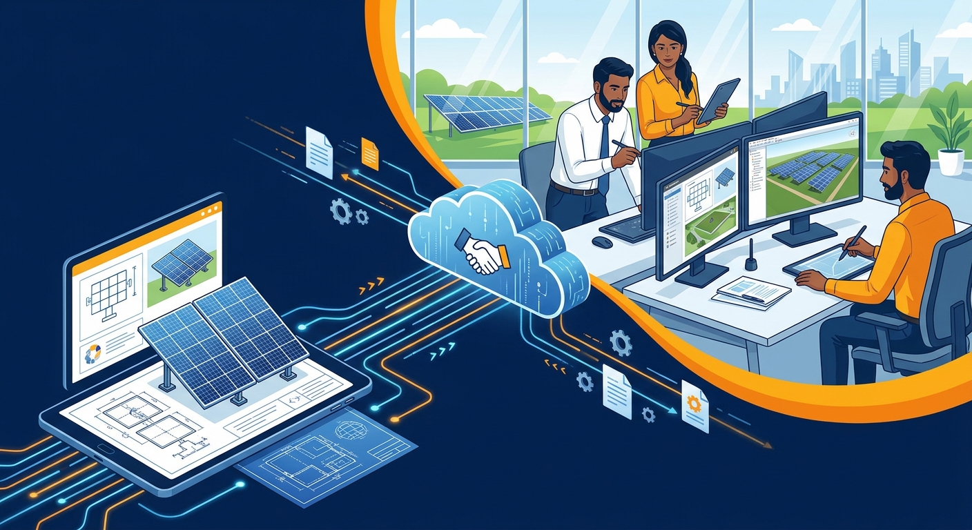 Outsourcing India partnership model for solar design services