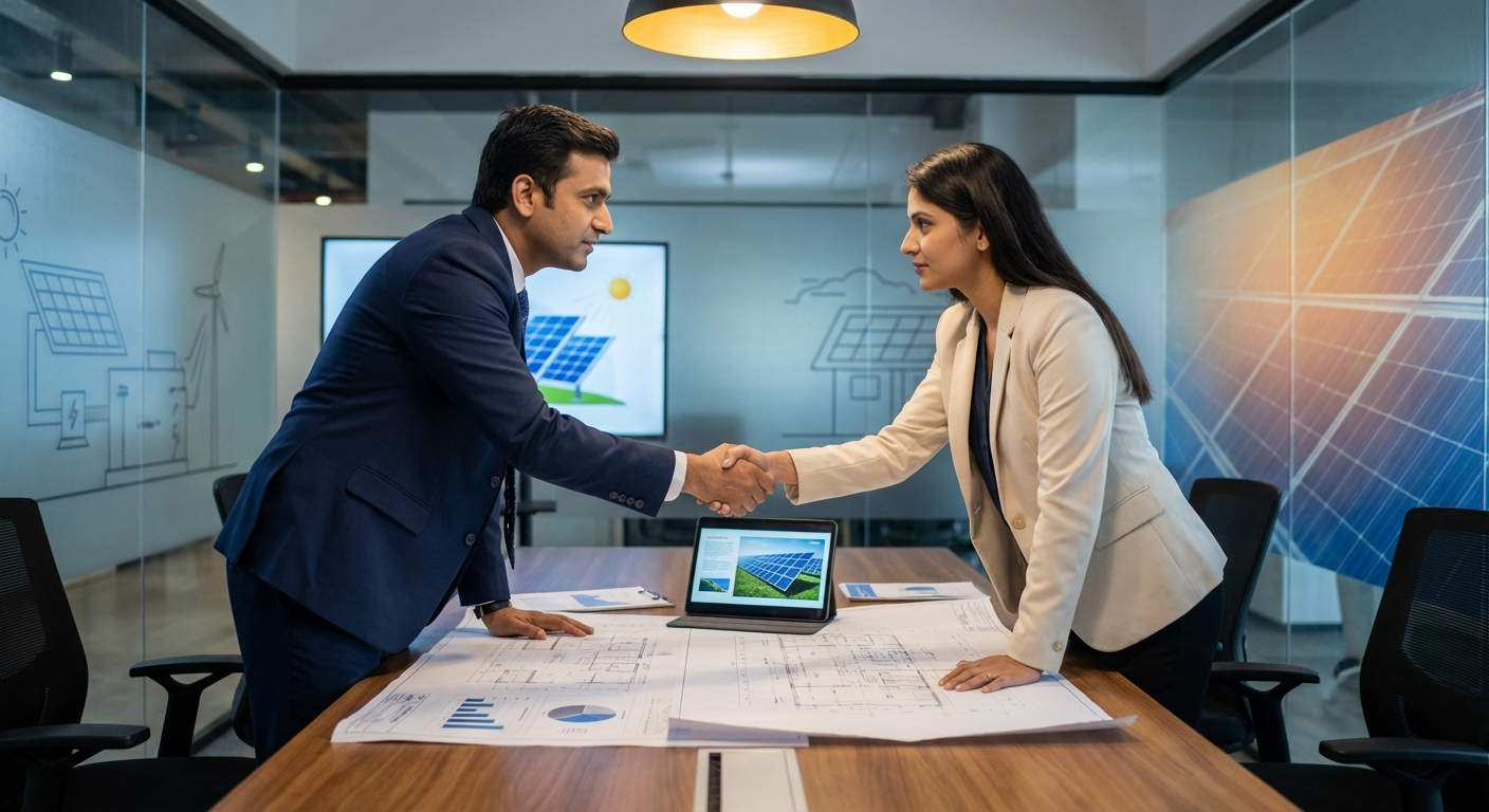 Comparison of residential, commercial, and utility-scale solar projects showing different design pricing models for each project type