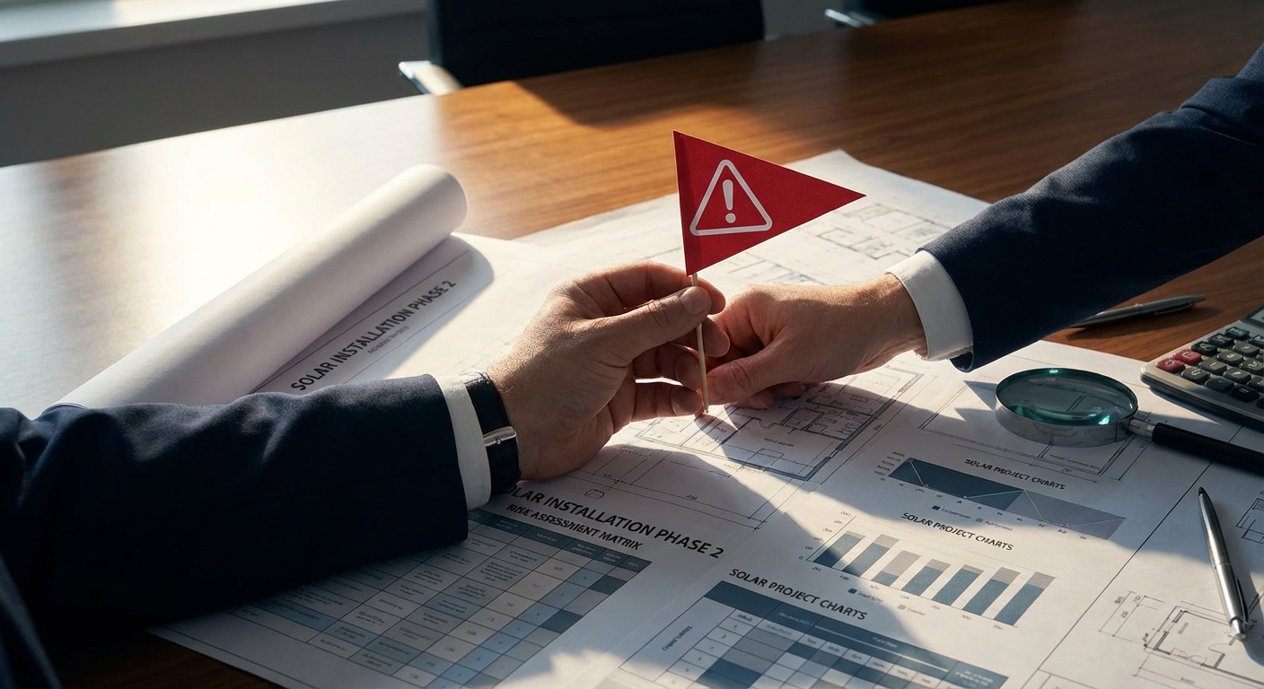 Warning signs and red flags when evaluating a design partner for solar projects
