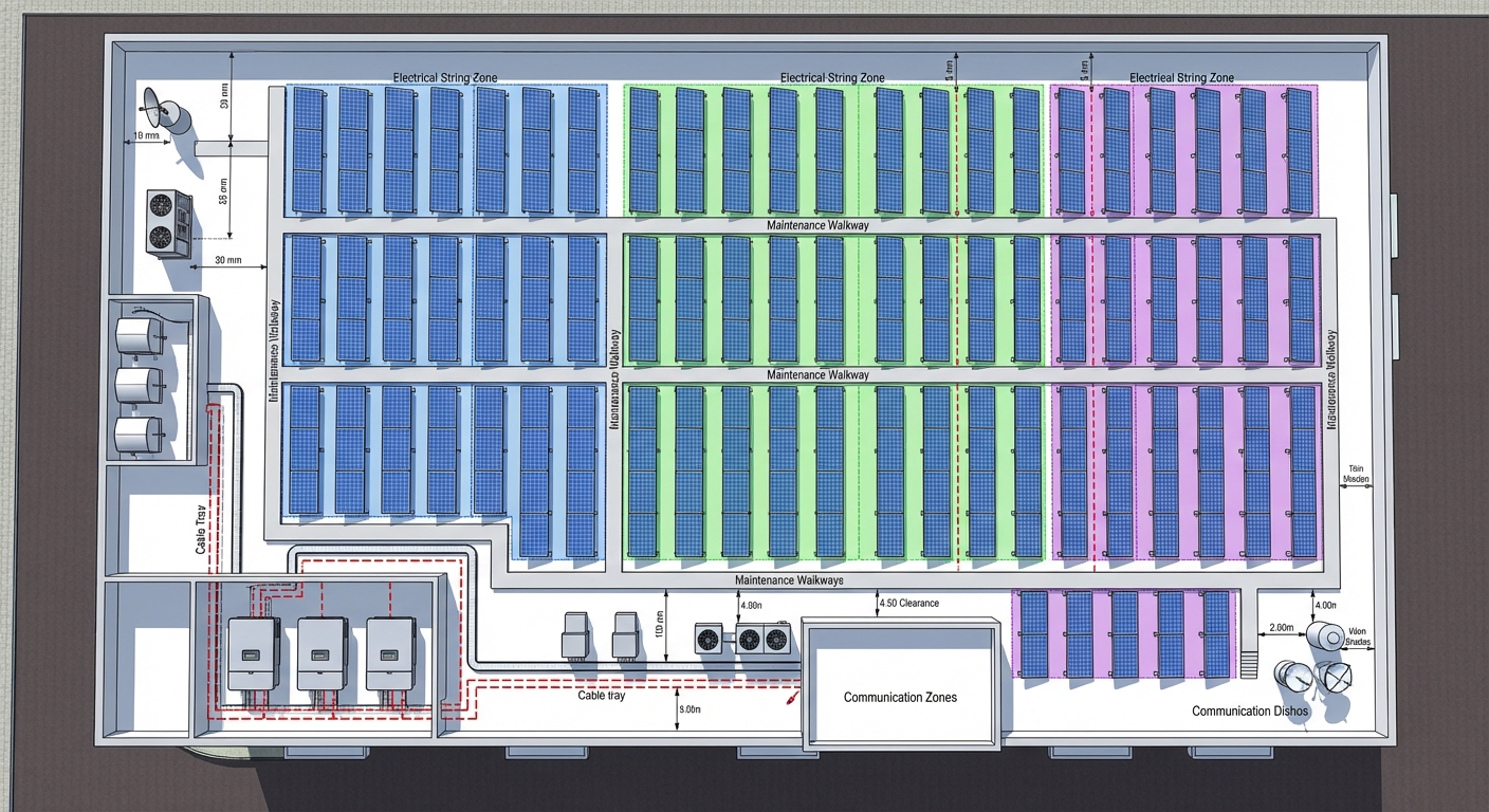 Rooftop design India installations across different Indian climate zones showing monsoon, coastal, desert and mountain conditions