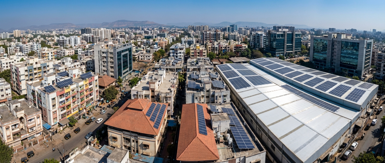 Diverse rooftop design India installations across different building types and climate zones
