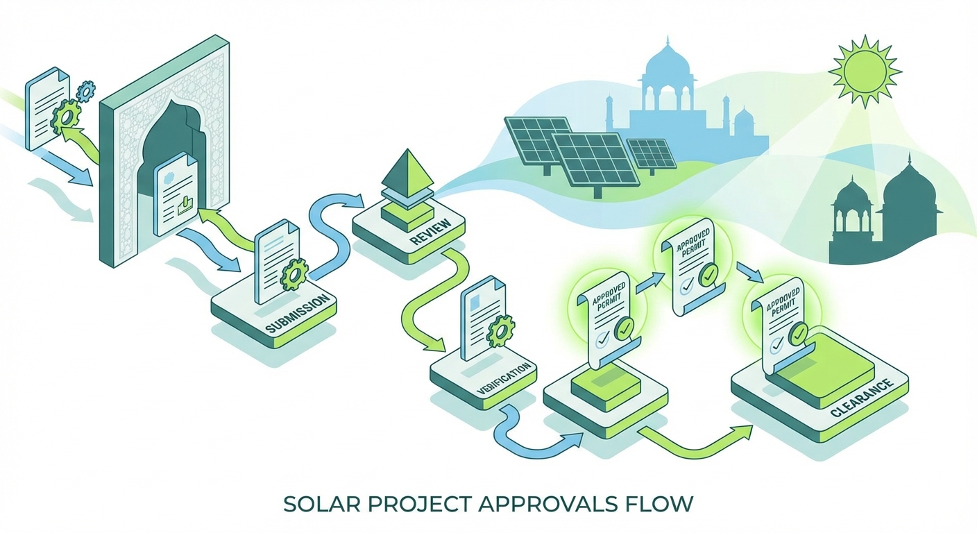 Essential technical documentation required for solar permits India