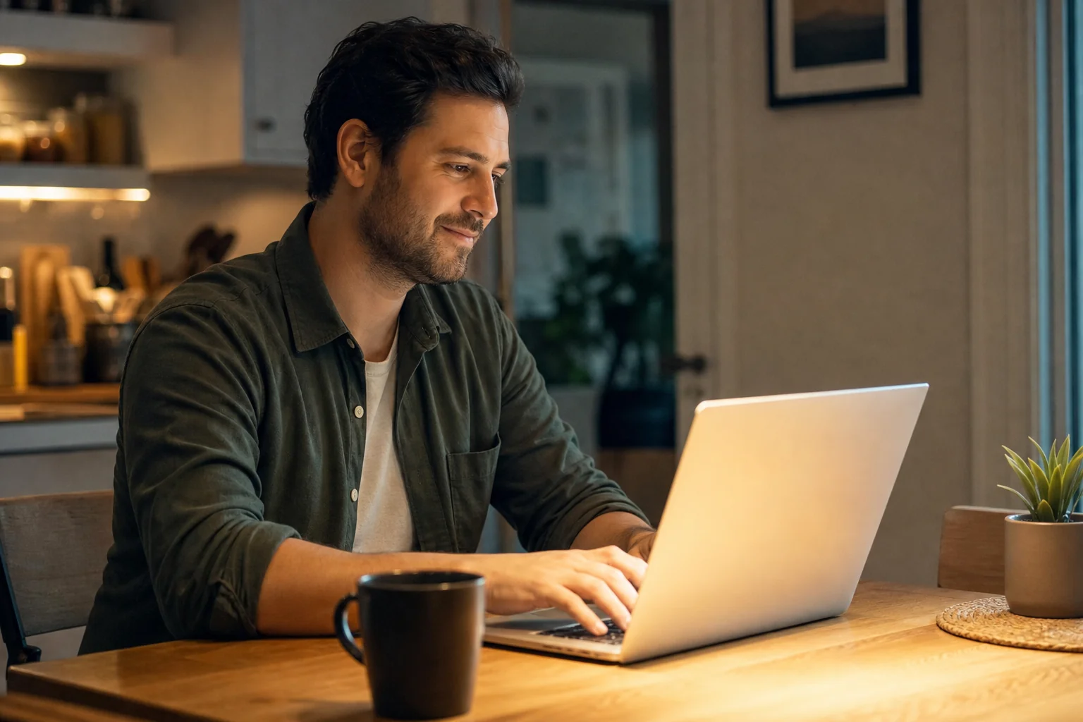 Accident victim submitting a free online case evaluation after consulting with an attorney