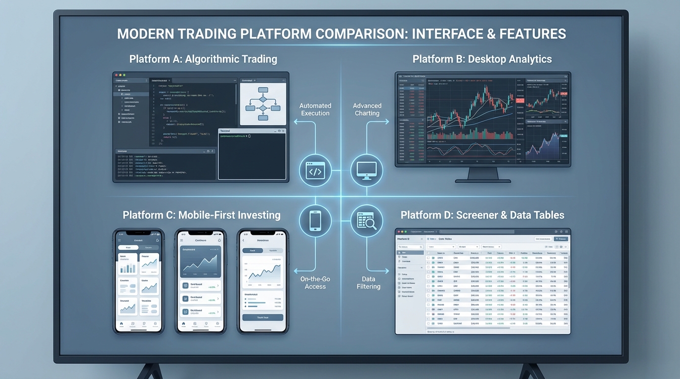 comparison of momentum trading software platforms and features