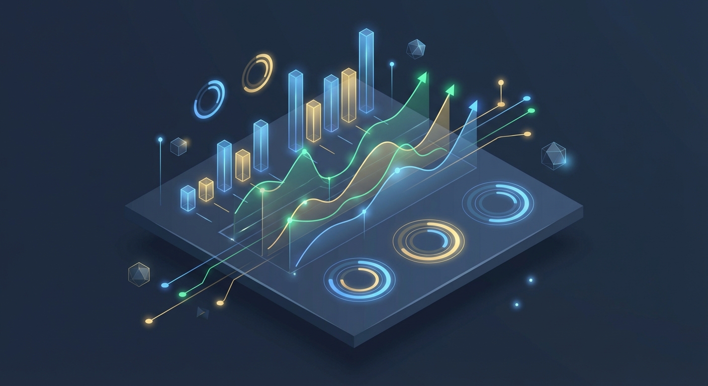 trading performance analytics dashboard showing backtest metrics and win rate statistics