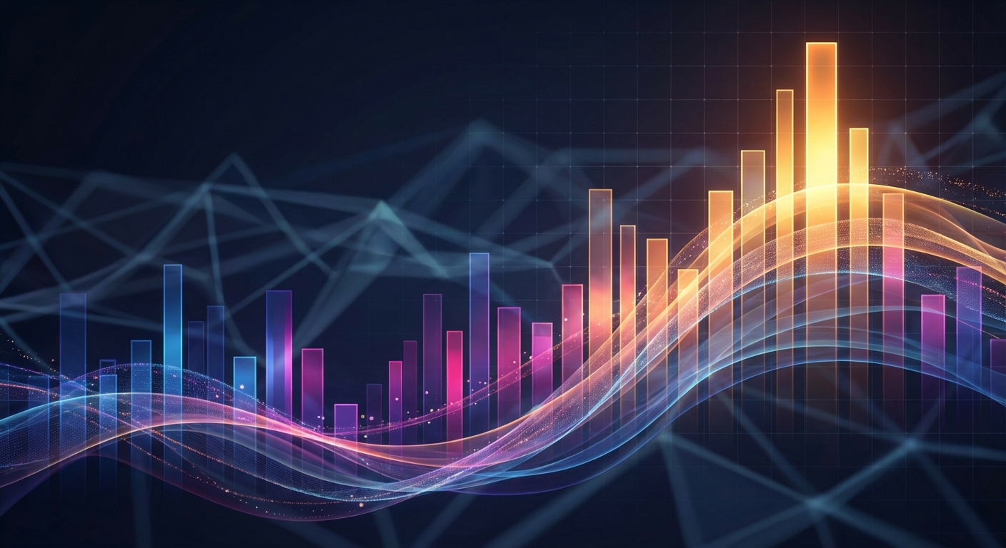 relative volume spikes and momentum detection visualization with volume bars and price movement patterns