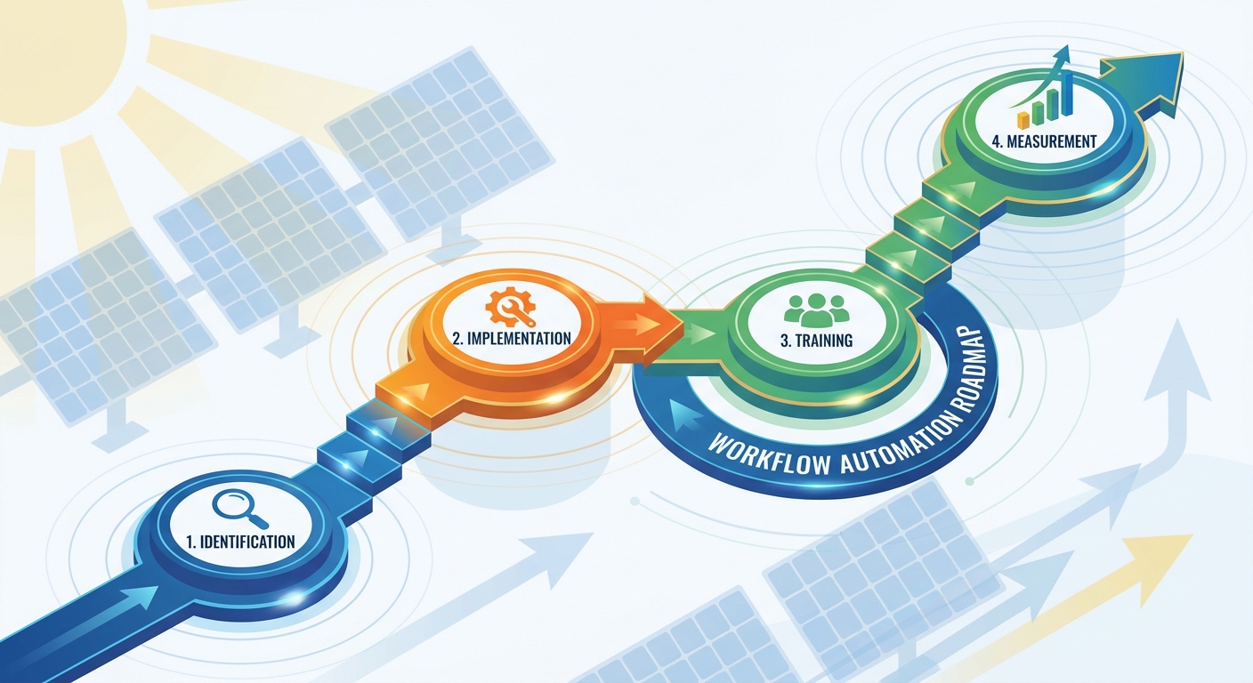 implementation roadmap for workflow automation in solar sales teams