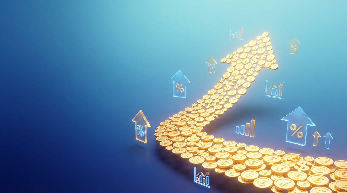 Revenue growth visualization showing sales metrics improvement with CRM implementation