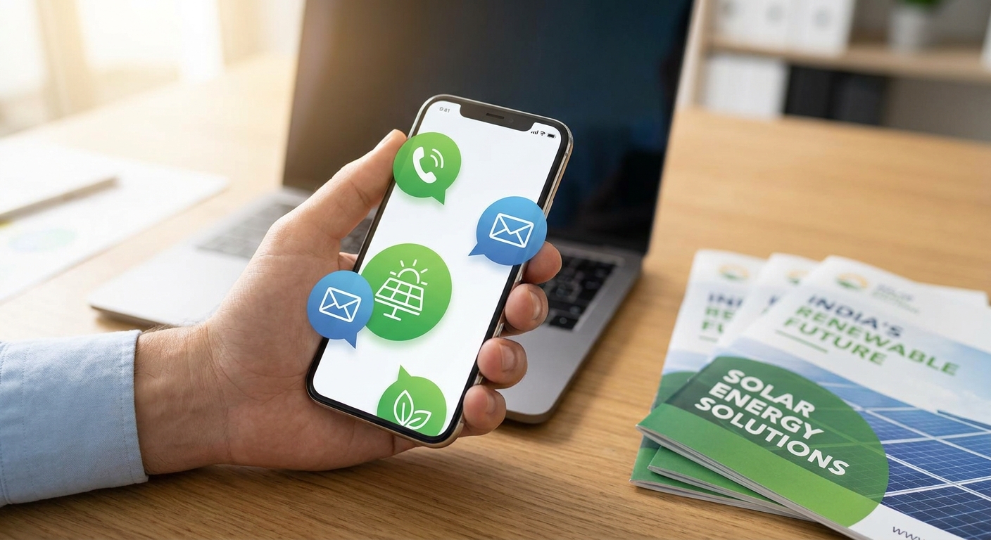 automated follow-up reminders on smartphone for solar CRM task management