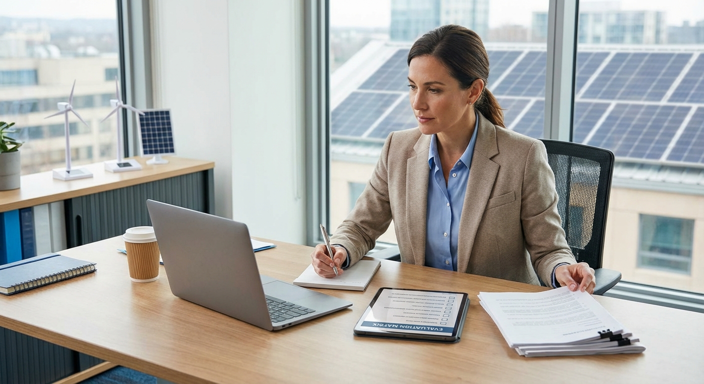 Different sized solar businesses from small installer to large enterprise