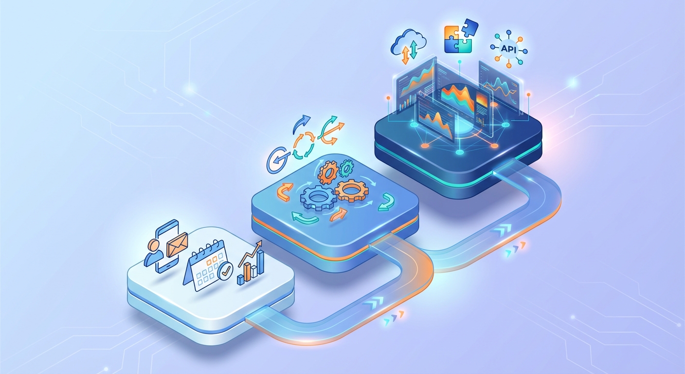 CRM feature tiers and upgrade paths showing scalability limitations