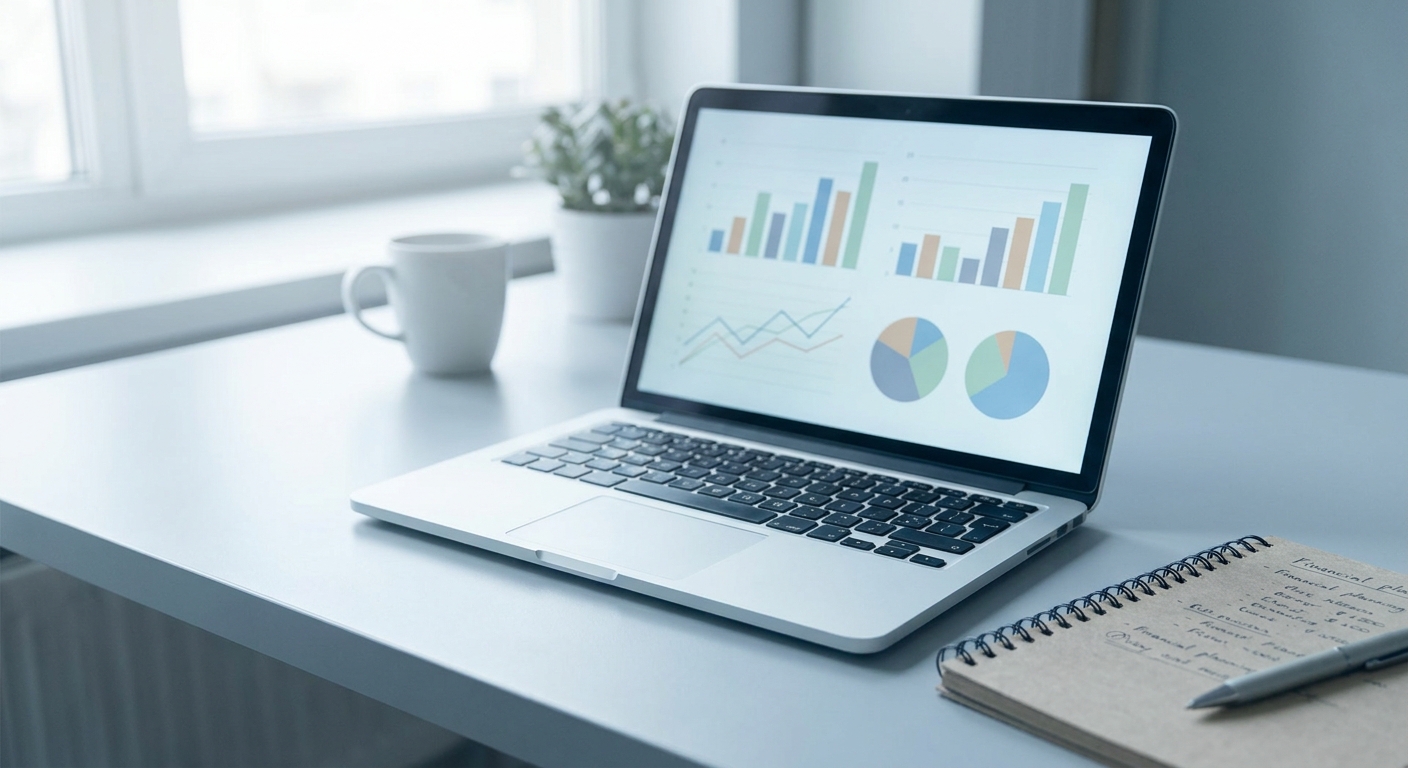 maintenance costs planning for websites and apps in 2026 on a laptop dashboard