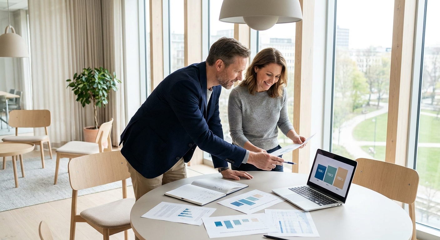 business consultation on website maintenance costs packages and service tiers