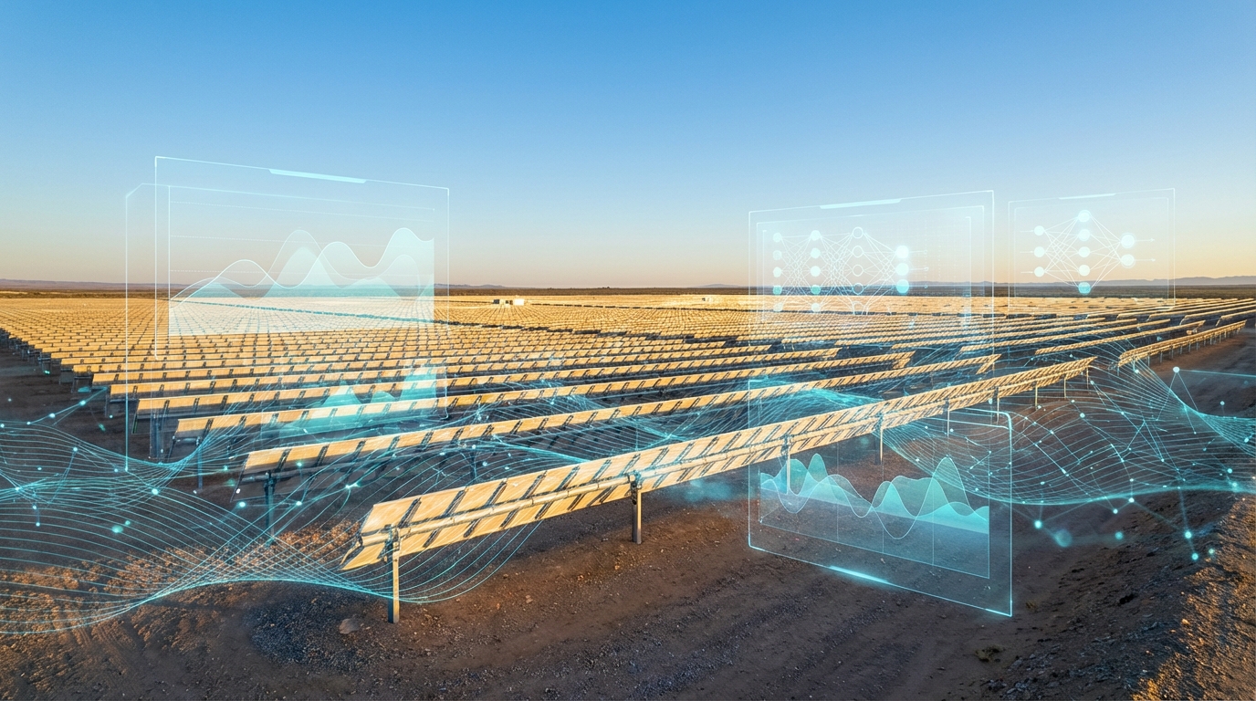 Solar optimization with AI-powered analytics and performance tracking across utility-scale solar farms